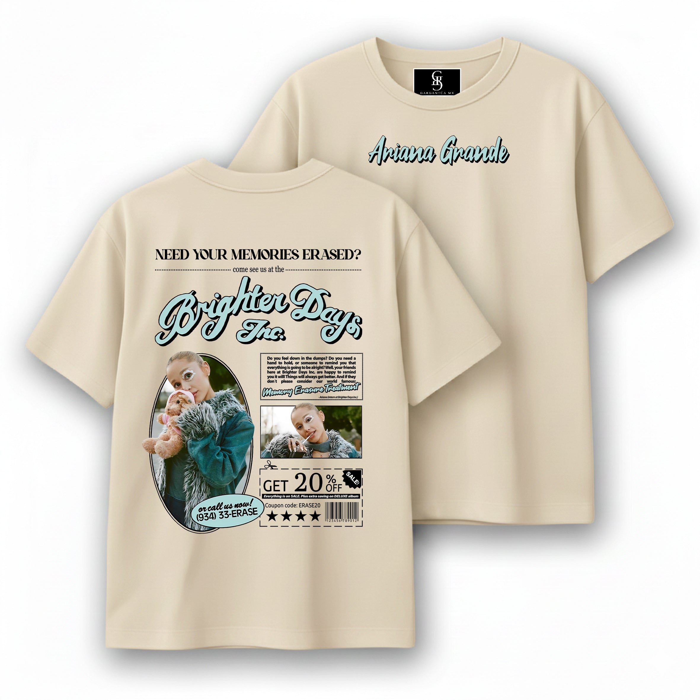 Playera Ariana Grande "Brighter Days"