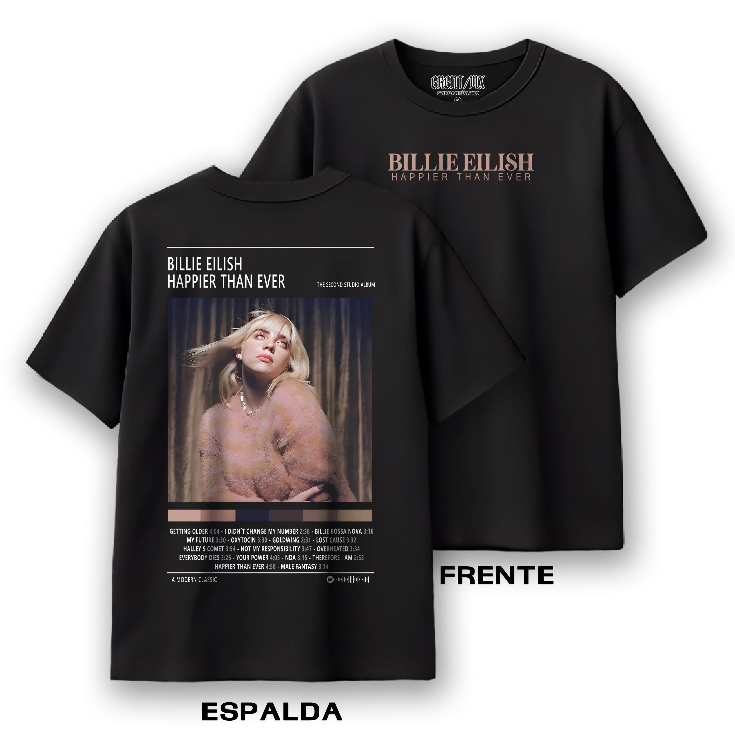 Playera Billie Eilish "HTE 2"