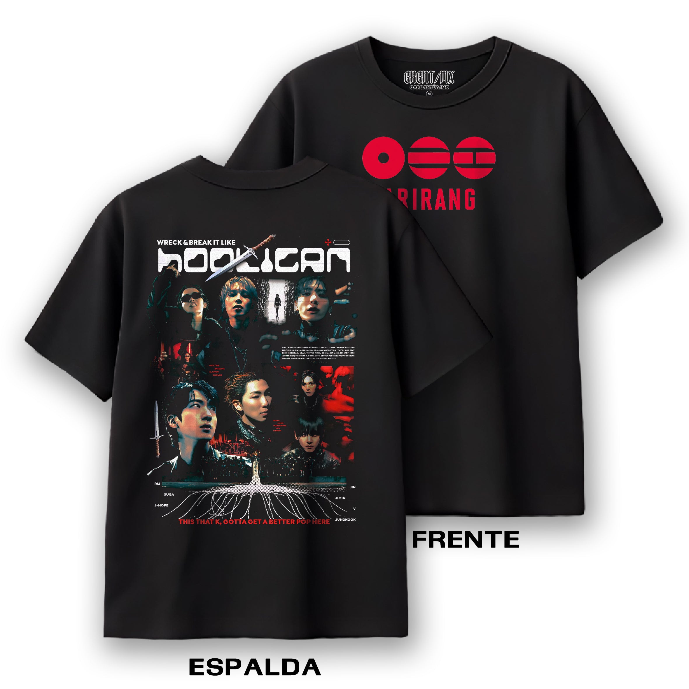 Playera BTS "Hooligang"