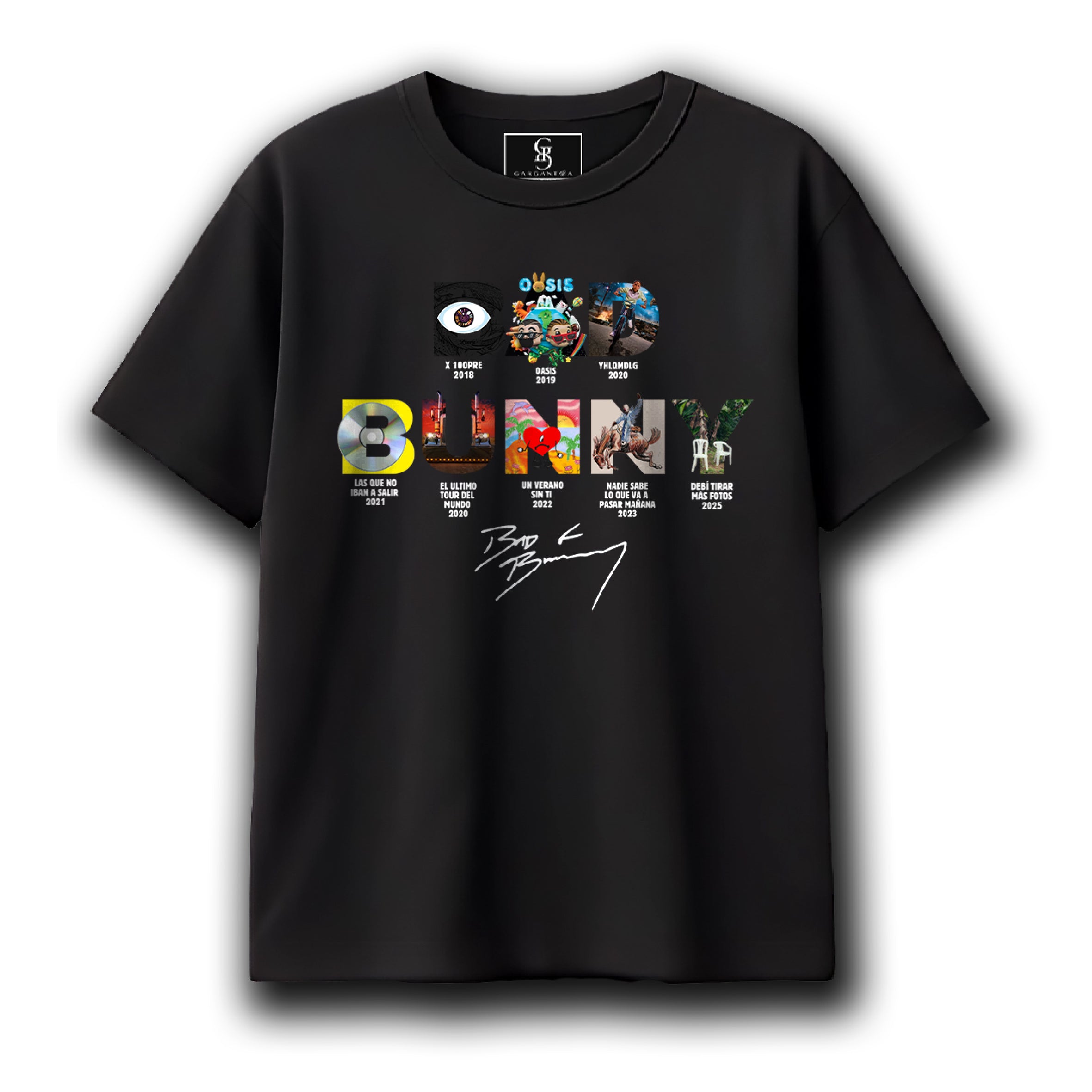 Playera Bad Bunny "Albums"