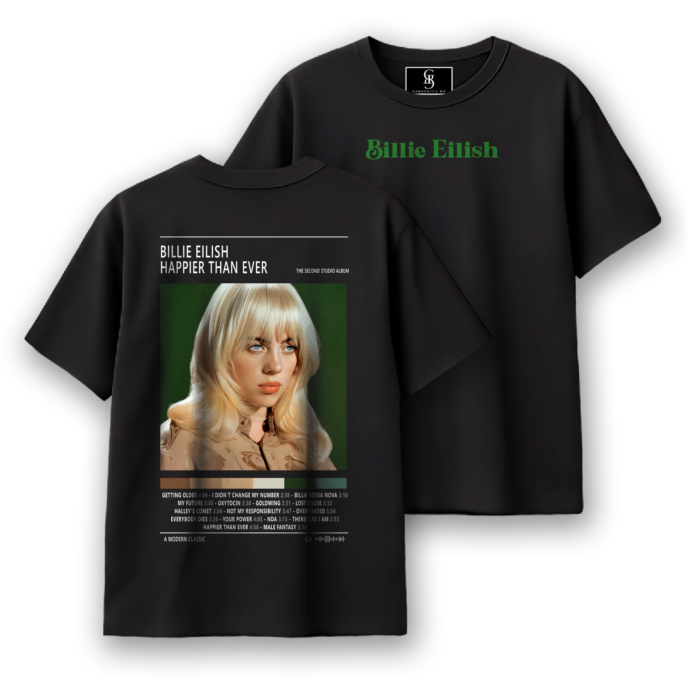 Playera Billie Eilish "HTE Album"