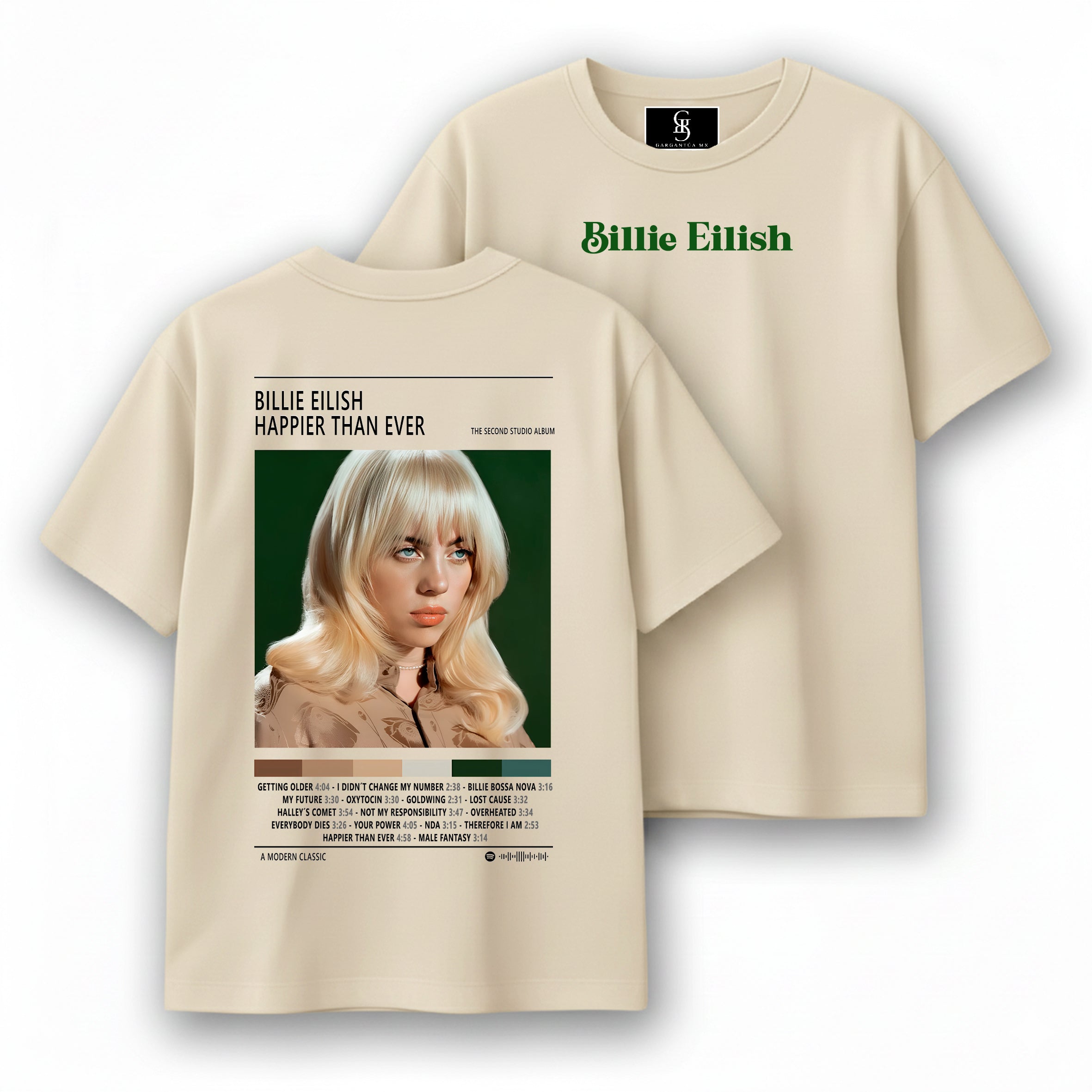 Playera Billie Eilish "HTE Album"