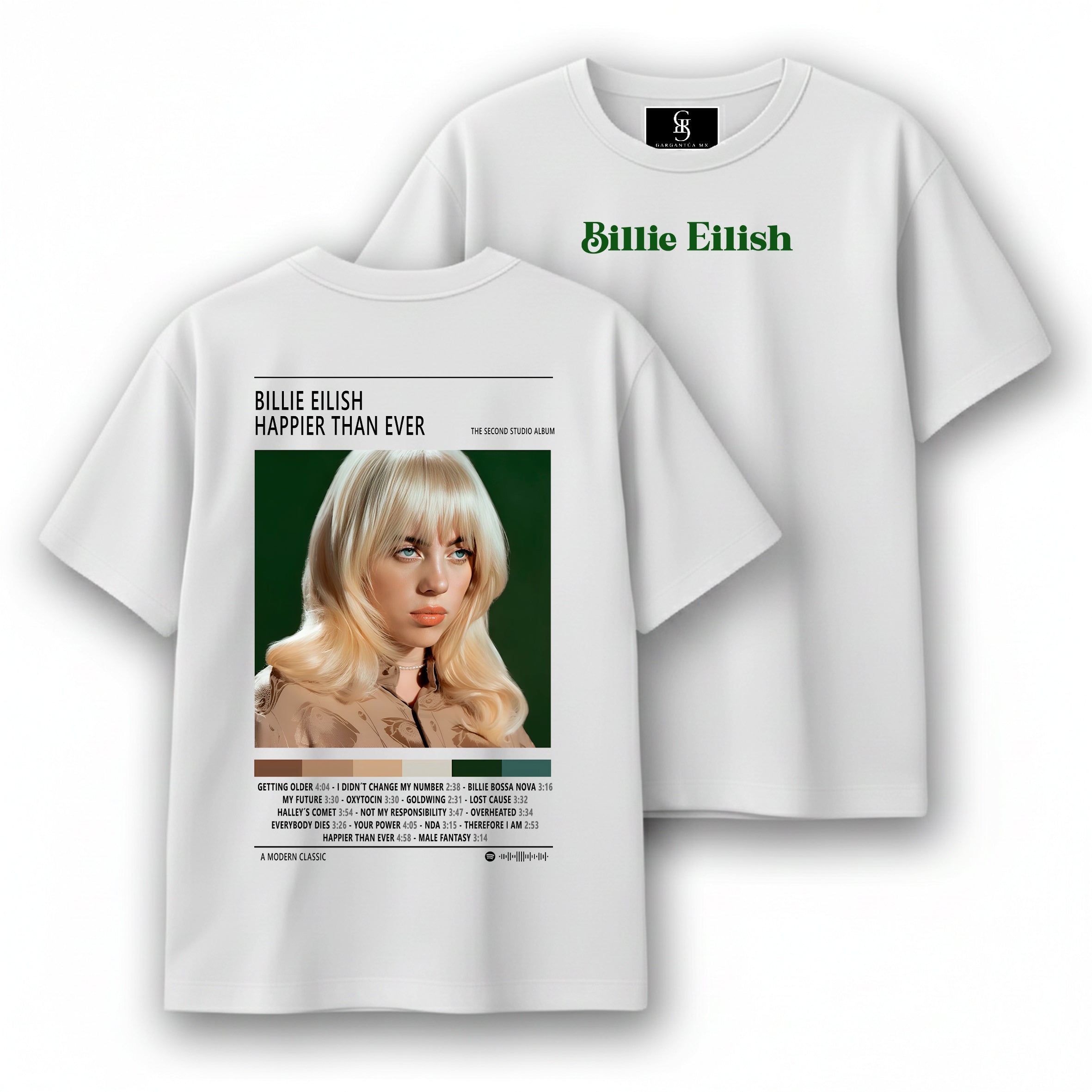 Playera Billie Eilish "HTE Album"