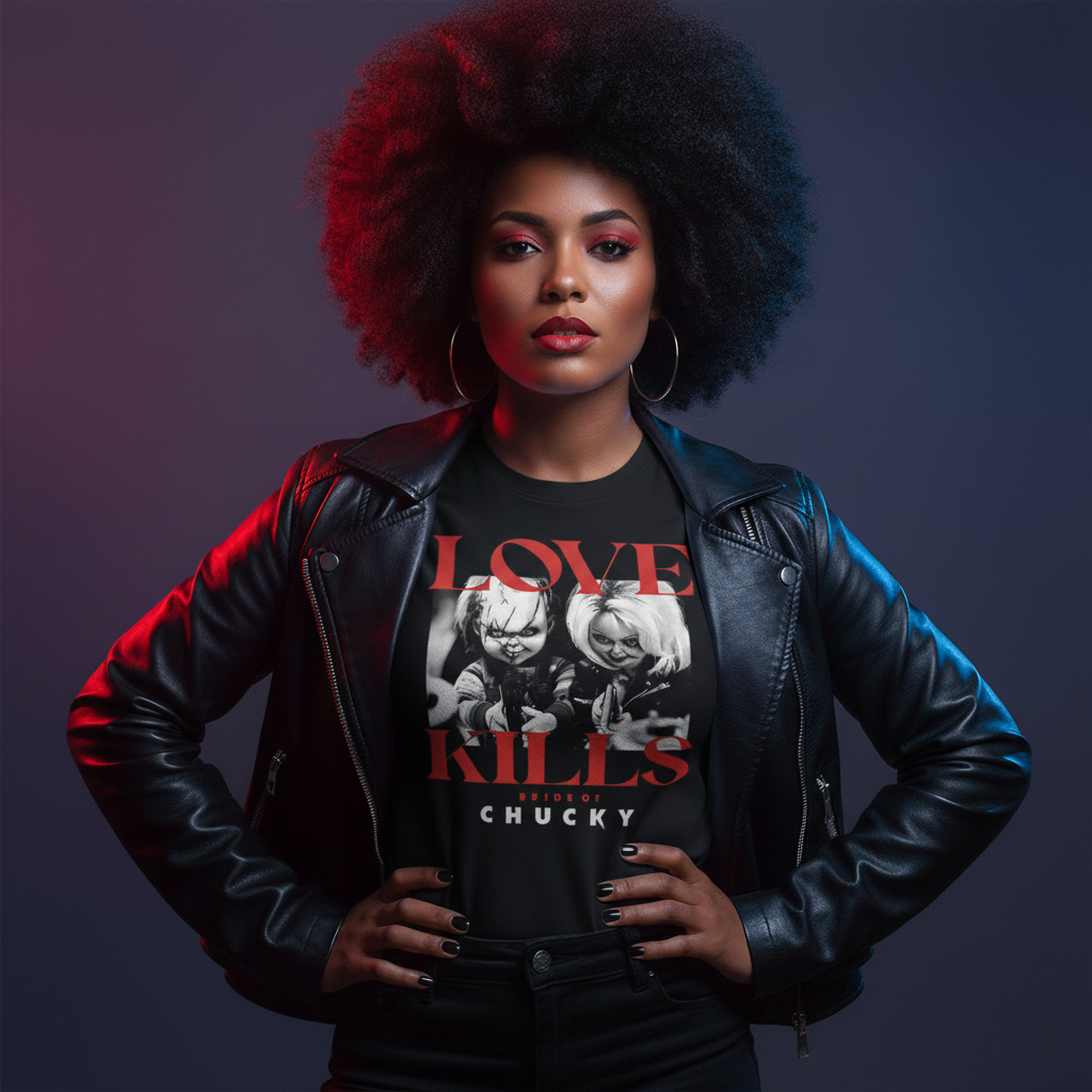 Playera Bride Of Chucky "Love Kills"