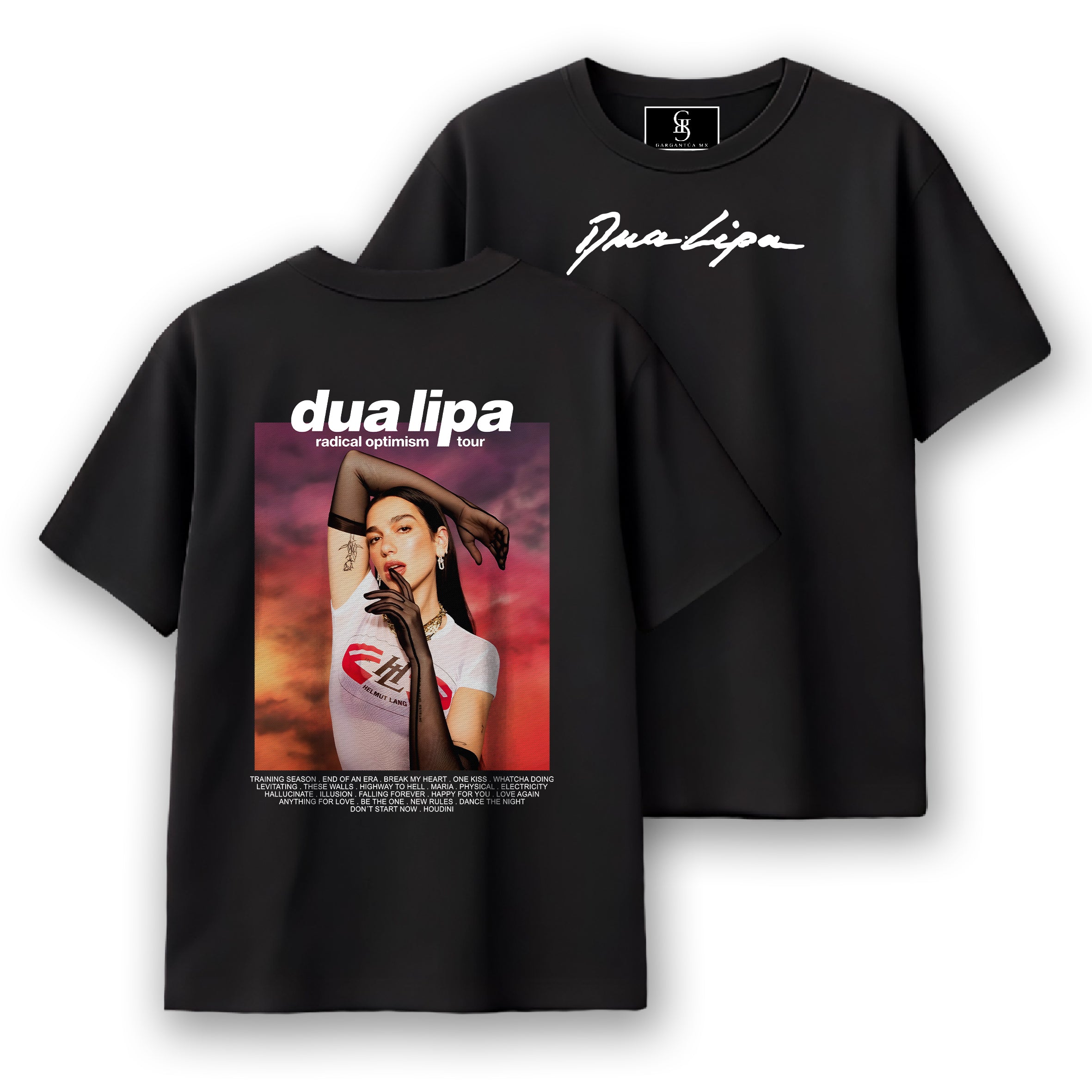 Playera Dua Lipa "Radical Optimism Tour"