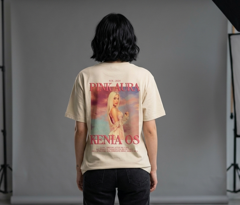 Playera Kenia OS "Pink Aura"