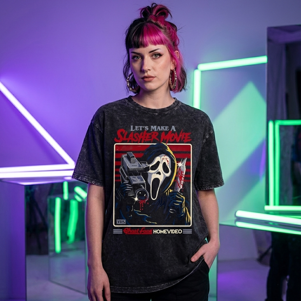 Playera Ghostface "Slasher Movie"