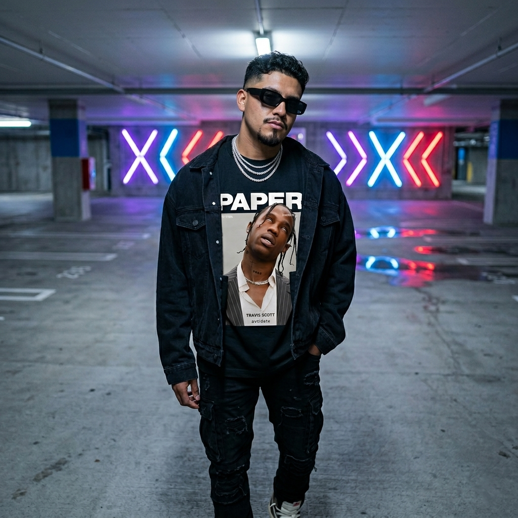 Playera Travis Scott "Paper"