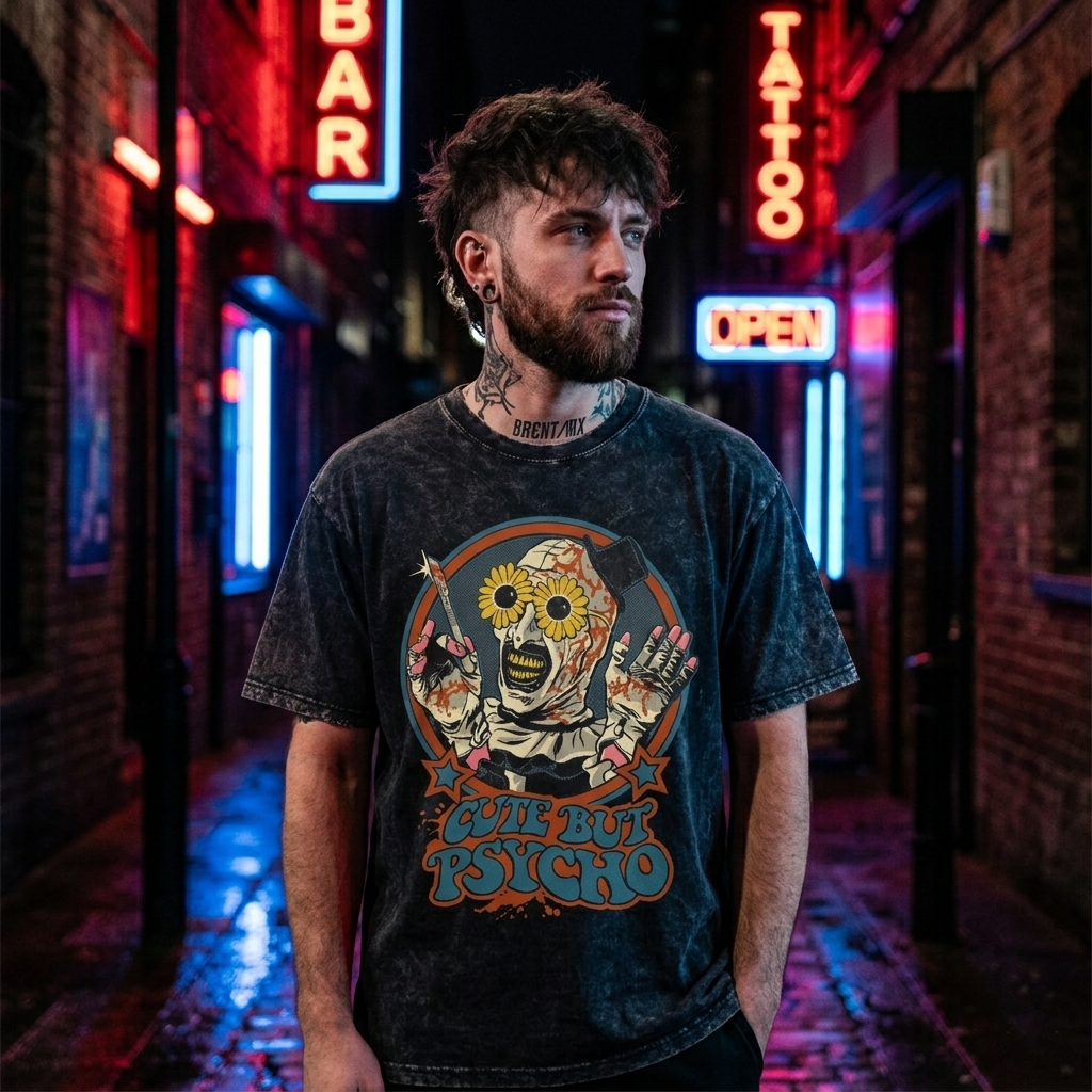 Playera Terrifier "Cute but psycho"
