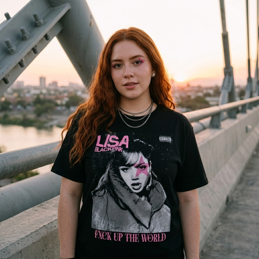 Playera Lisa "Fxck Up The World"