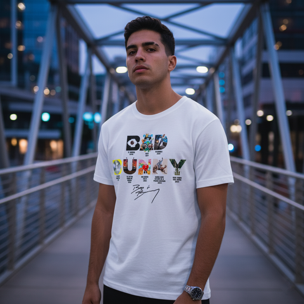 Playera Bad Bunny "Albums"