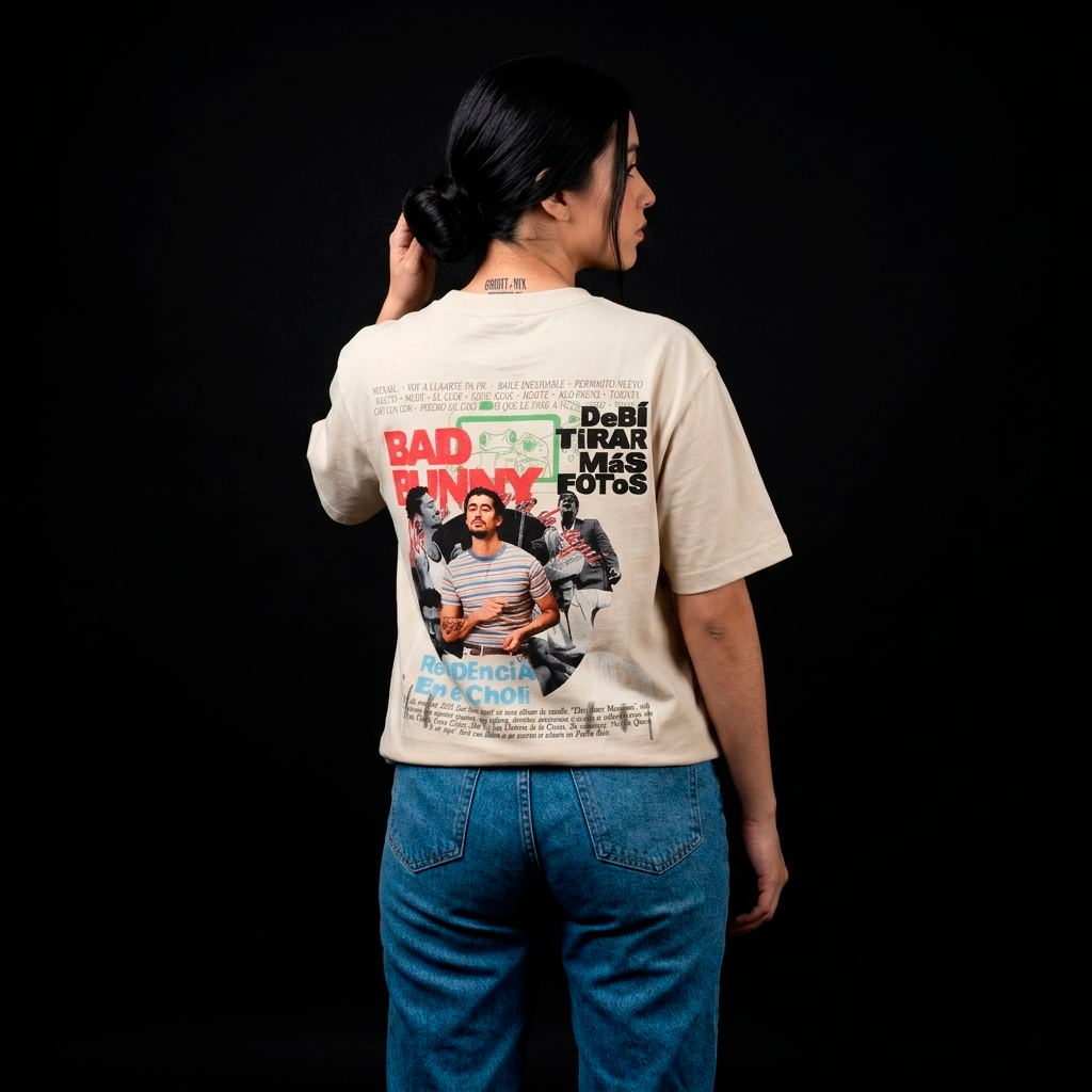Playera Bad Bunny "DTMF - Choli"