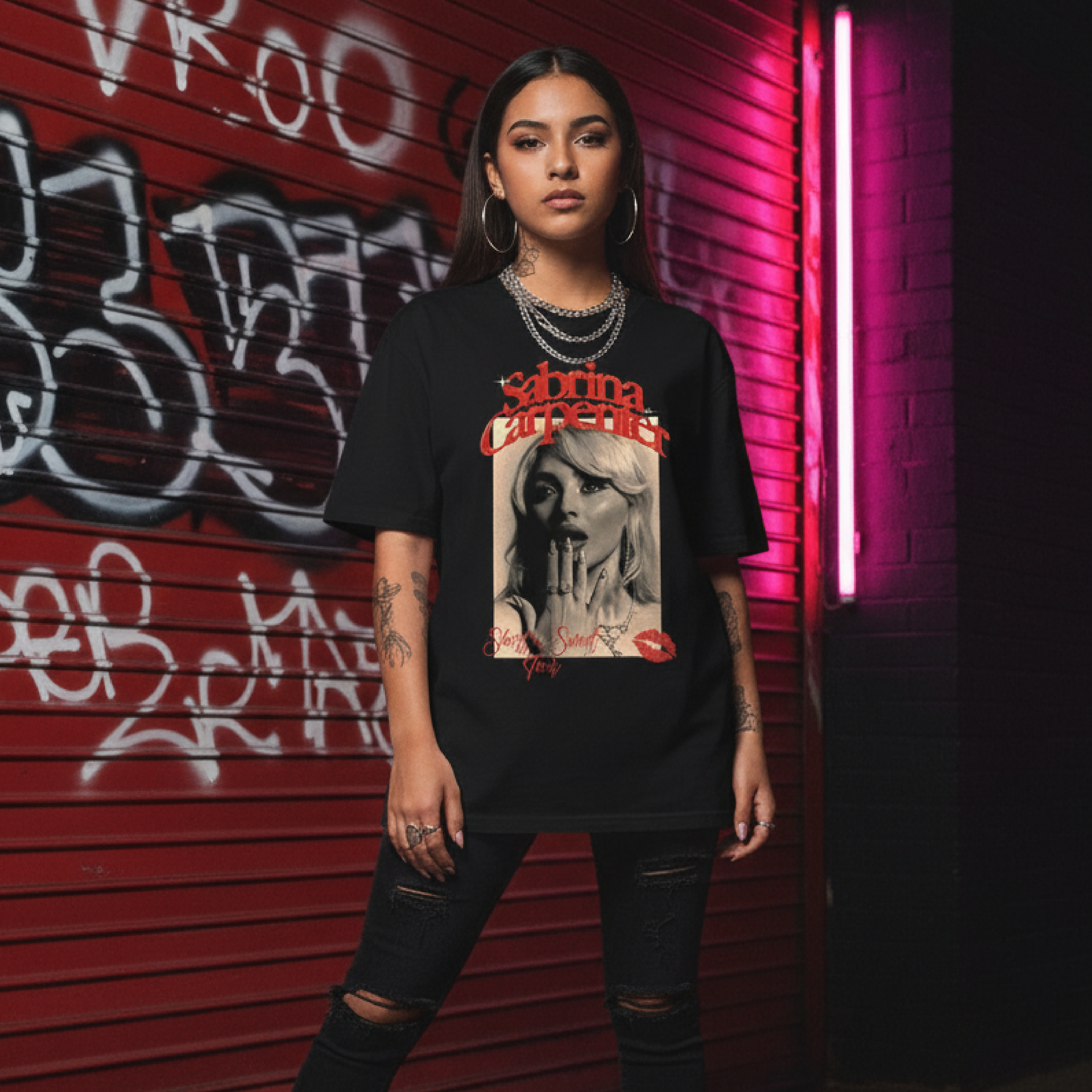 Playera Sabrina Carpenter "Short n´Sweet Tour"