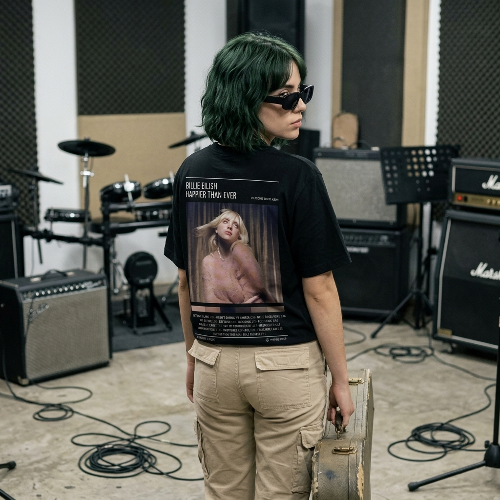 Playera Billie Eilish "HTE 2"