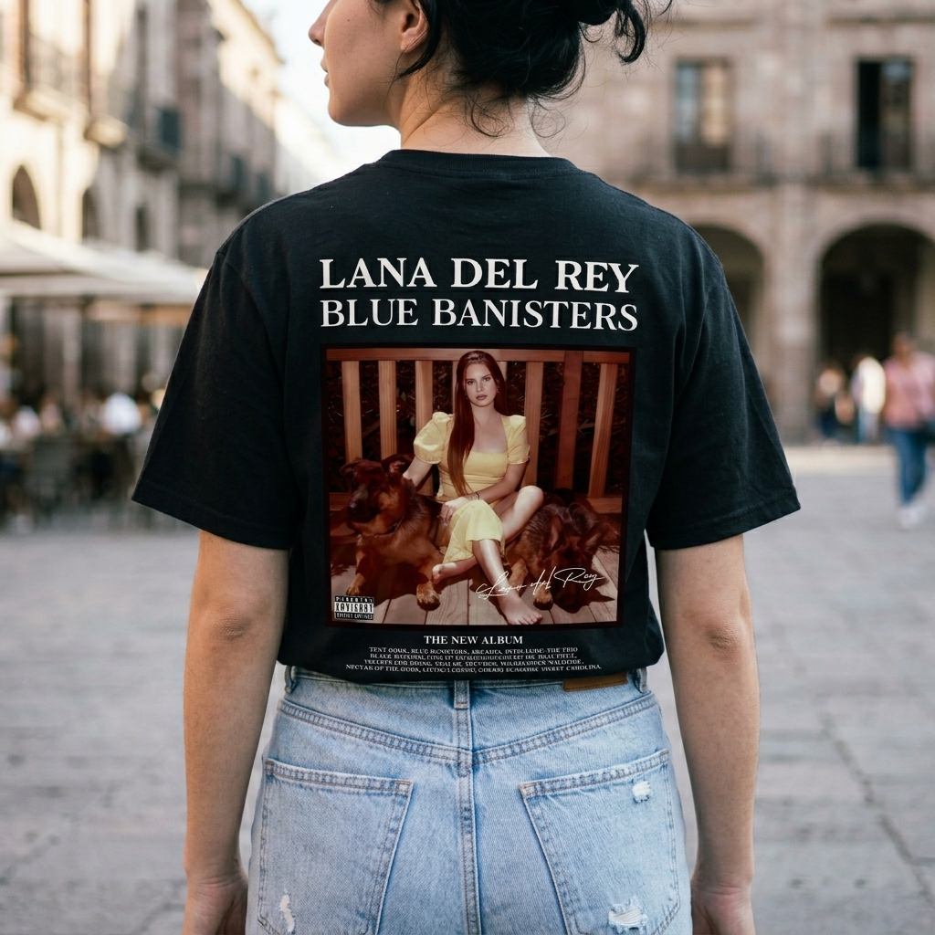 Playera Lana Del Rey "Blue Banisters"