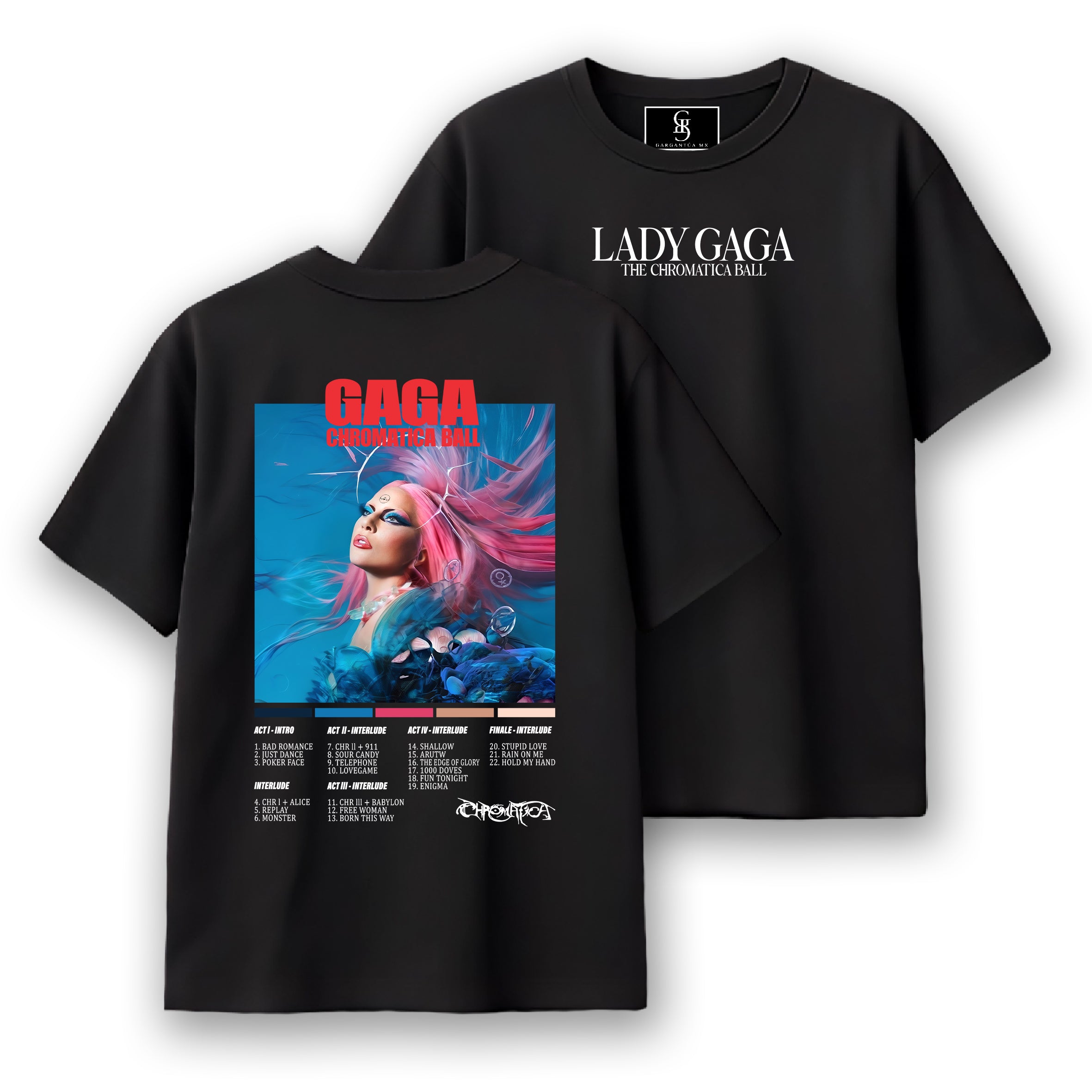 Playera Lady Gaga "The Chromatica Ball"