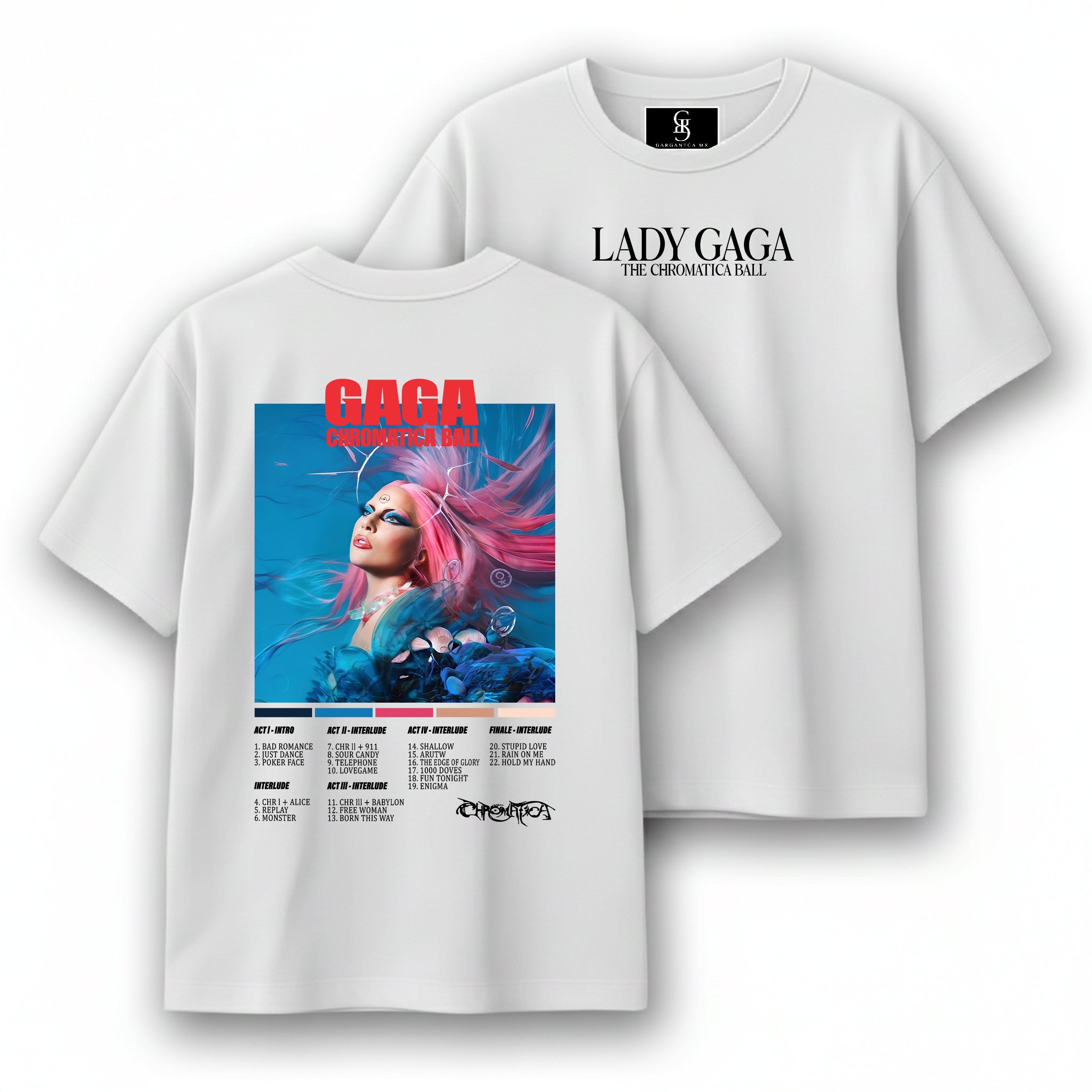 Playera Lady Gaga "The Chromatica Ball"