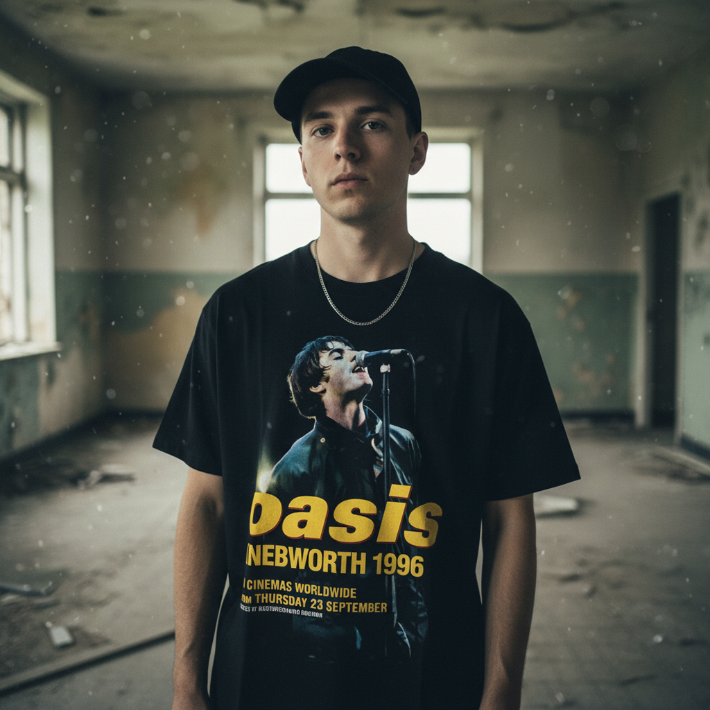 Playera Oasis "Knebworth 1996"