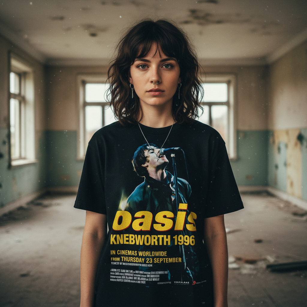 Playera Oasis "Knebworth 1996"