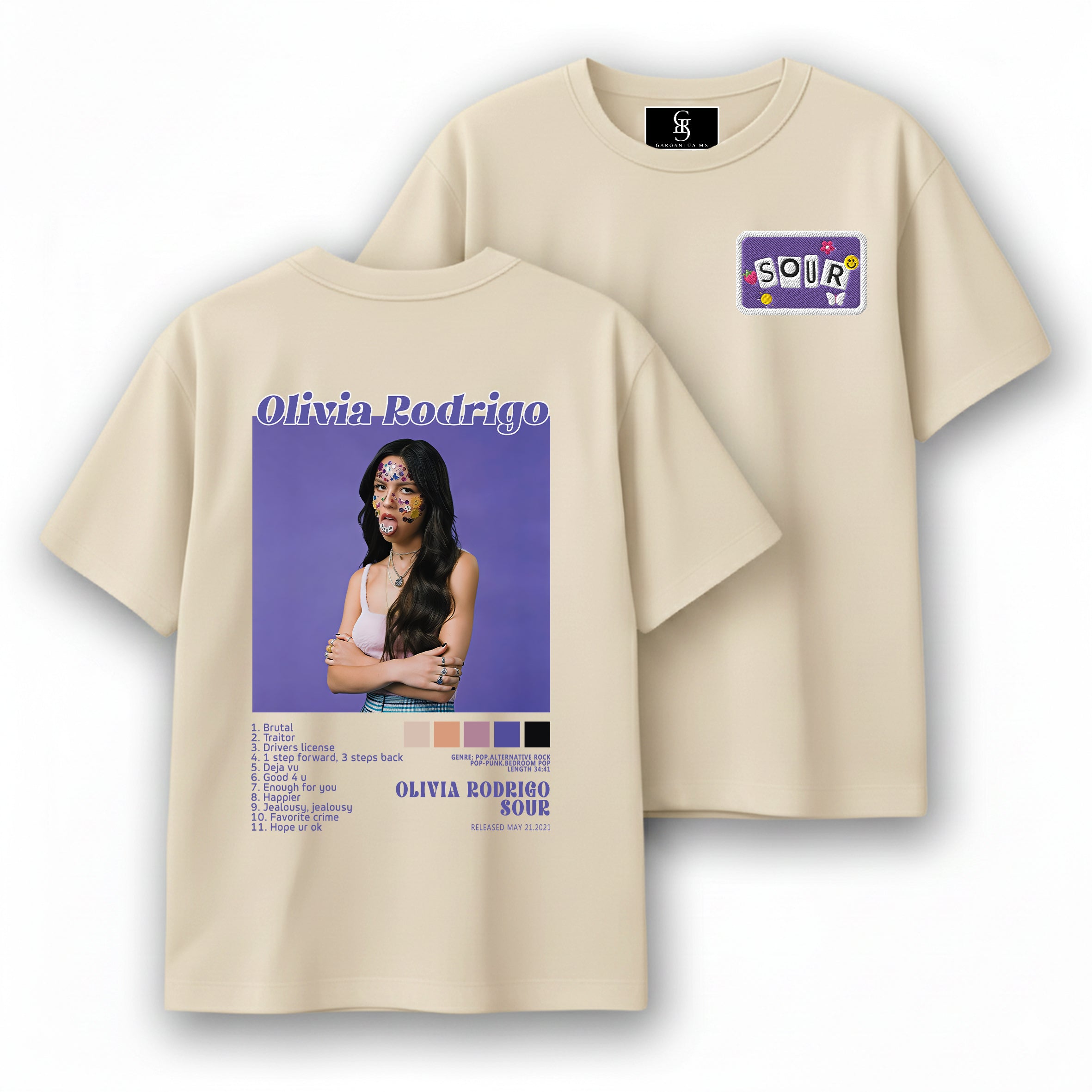 Playera Olivia Rodrigo "Sour"