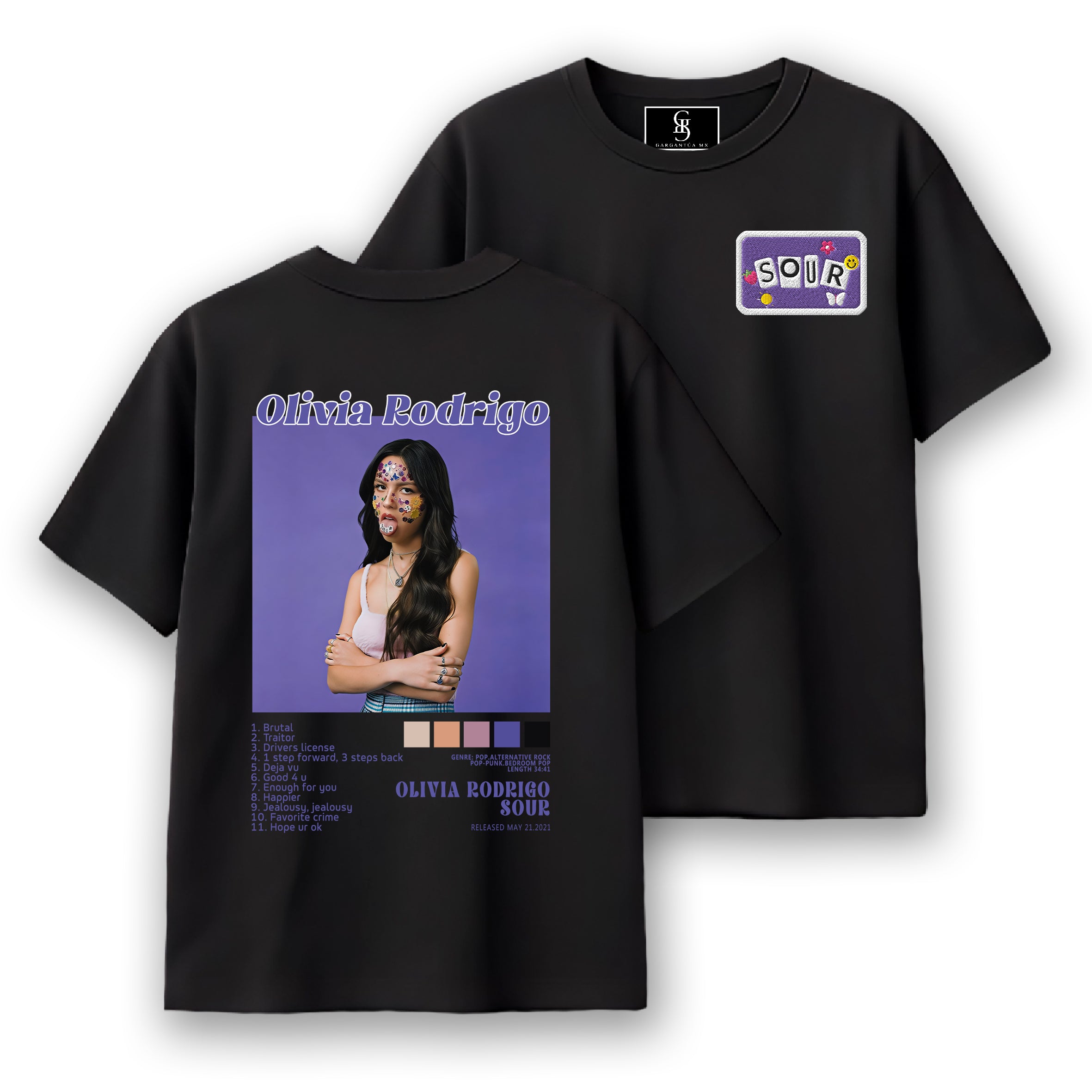 Playera Olivia Rodrigo "Sour"