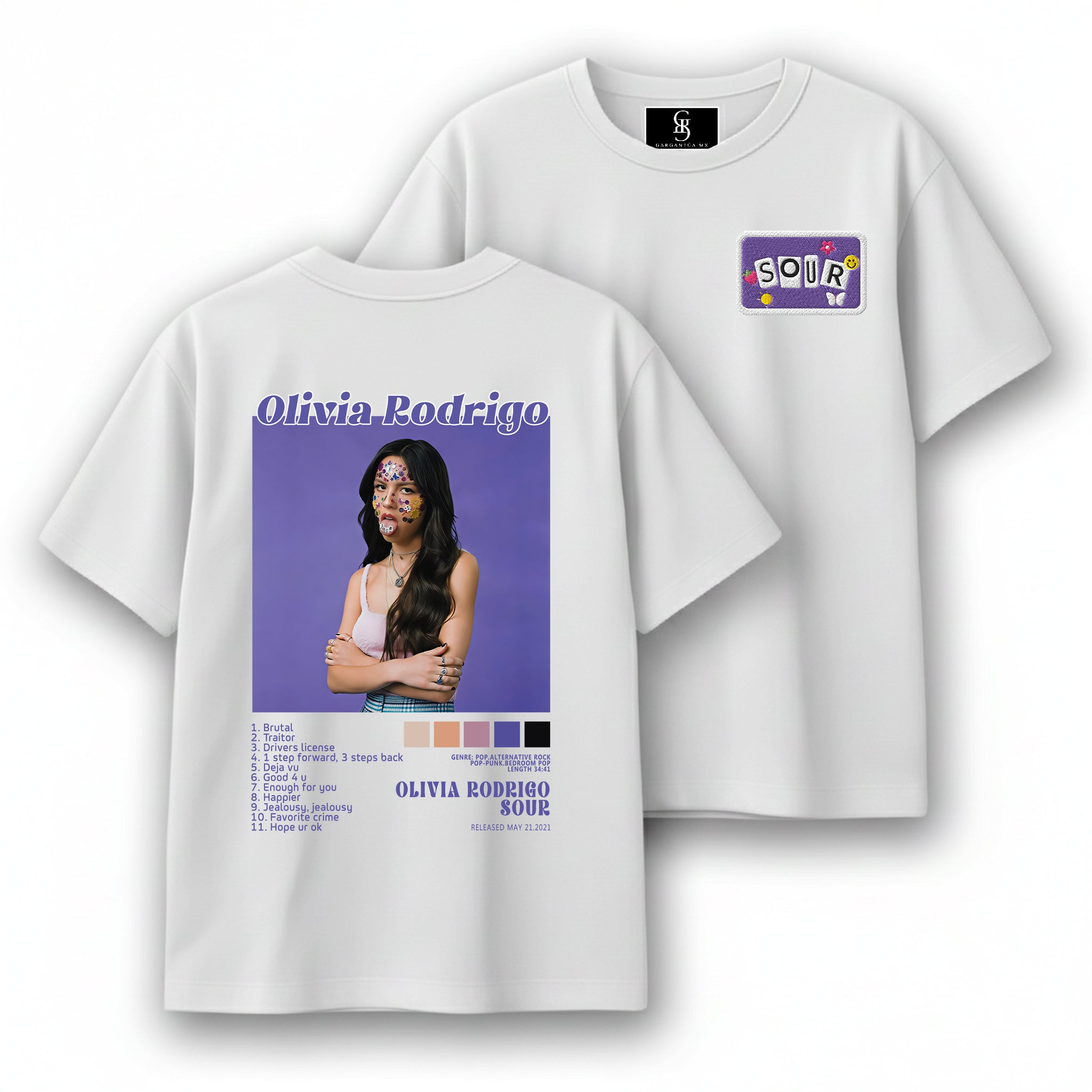 Playera Olivia Rodrigo "Sour"