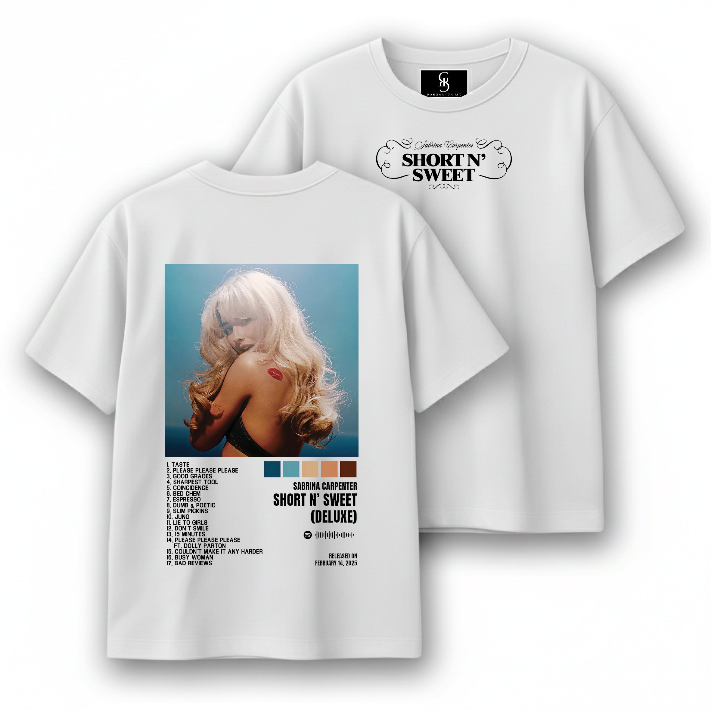 Playera Sabrina Carpenter "Short n´Sweet Album"