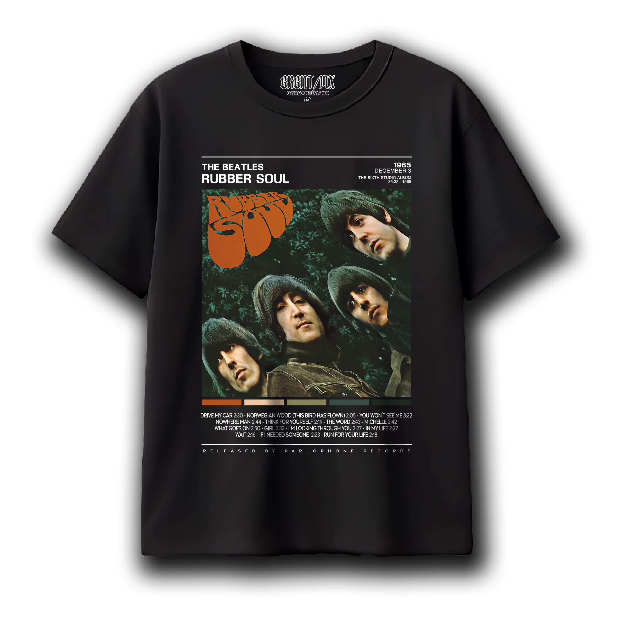 Playera The Beatles "Rubber Soul"
