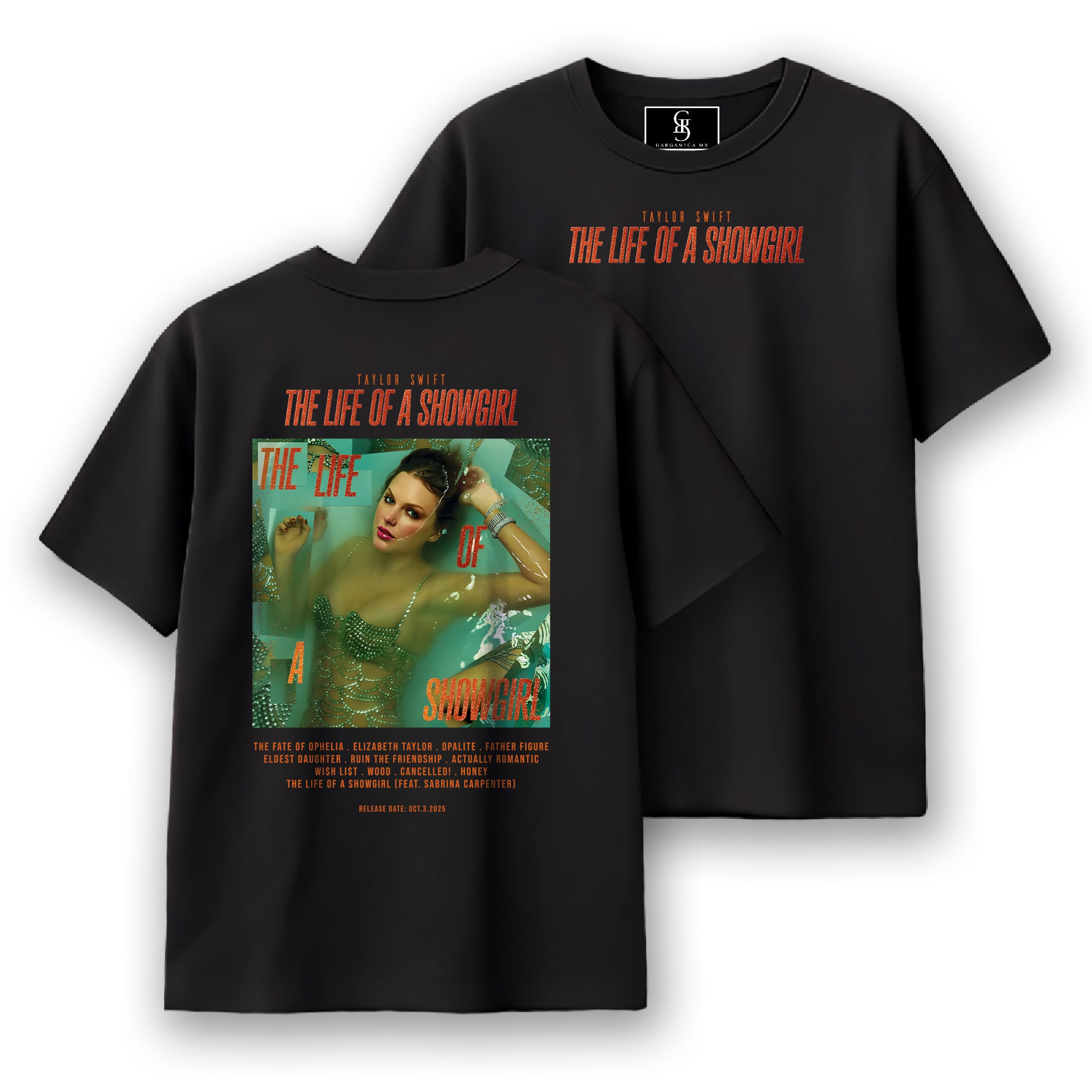 Playera Taylor Swift "The Life Of A Showgirl"