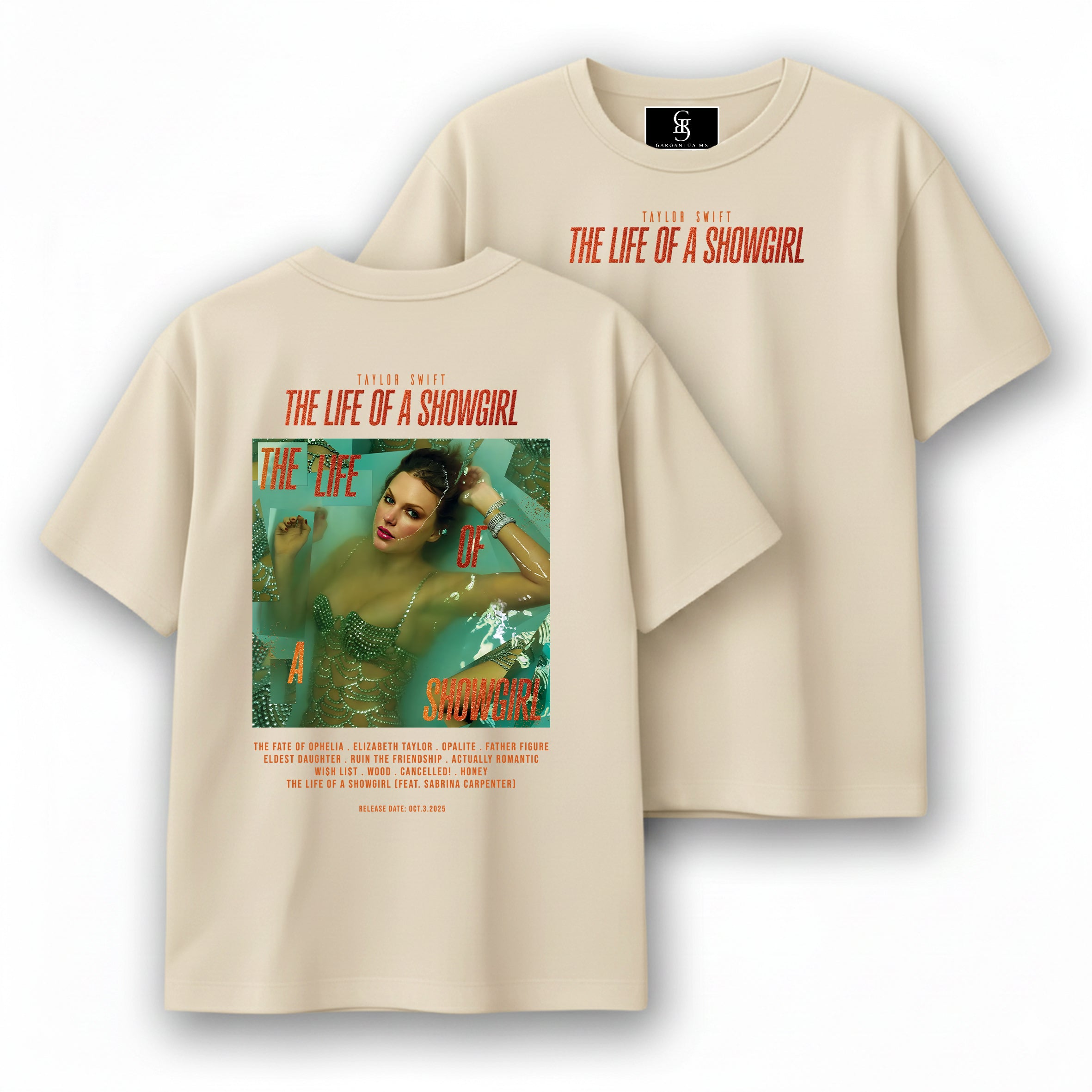 Playera Taylor Swift "The Life Of A Showgirl"