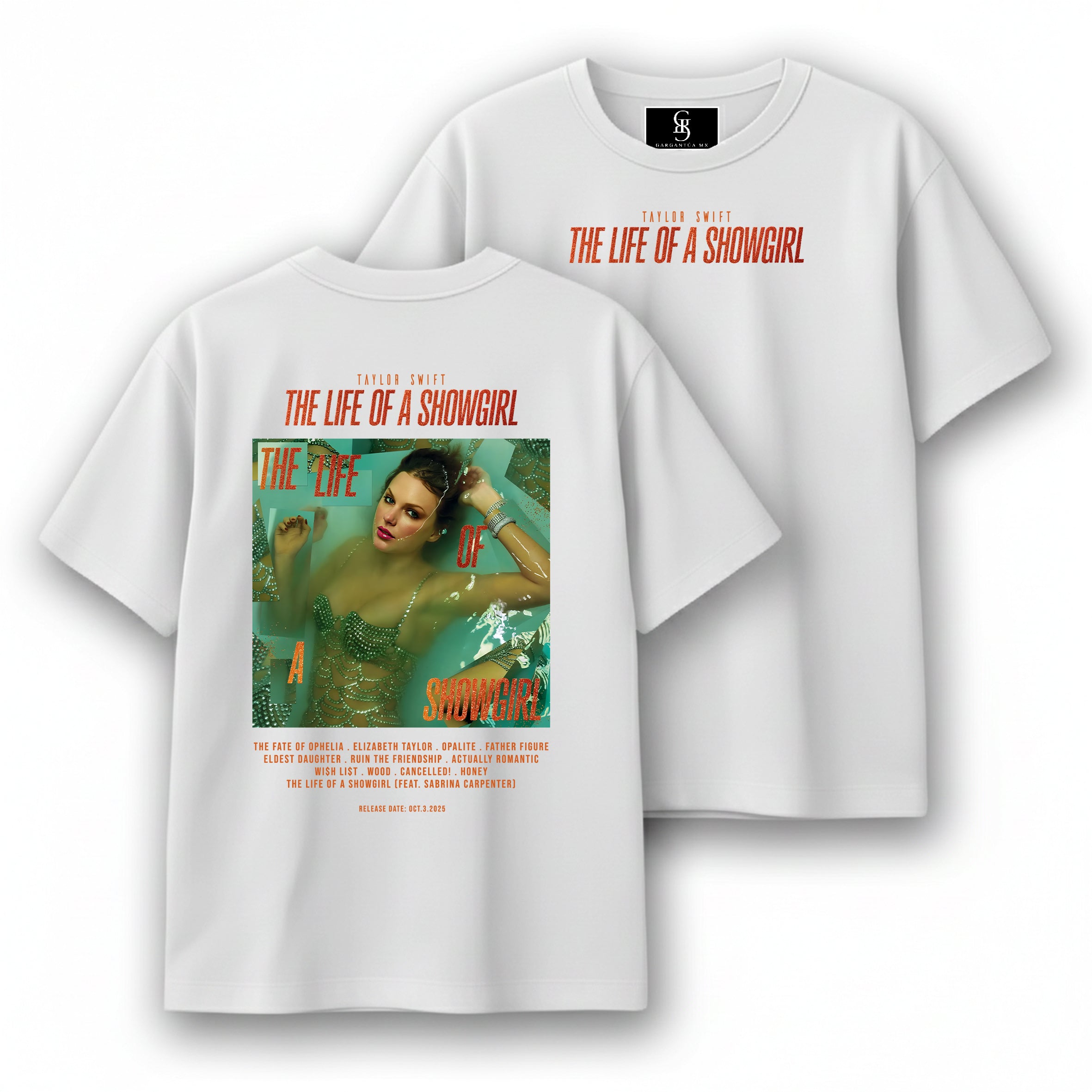 Playera Taylor Swift "The Life Of A Showgirl"