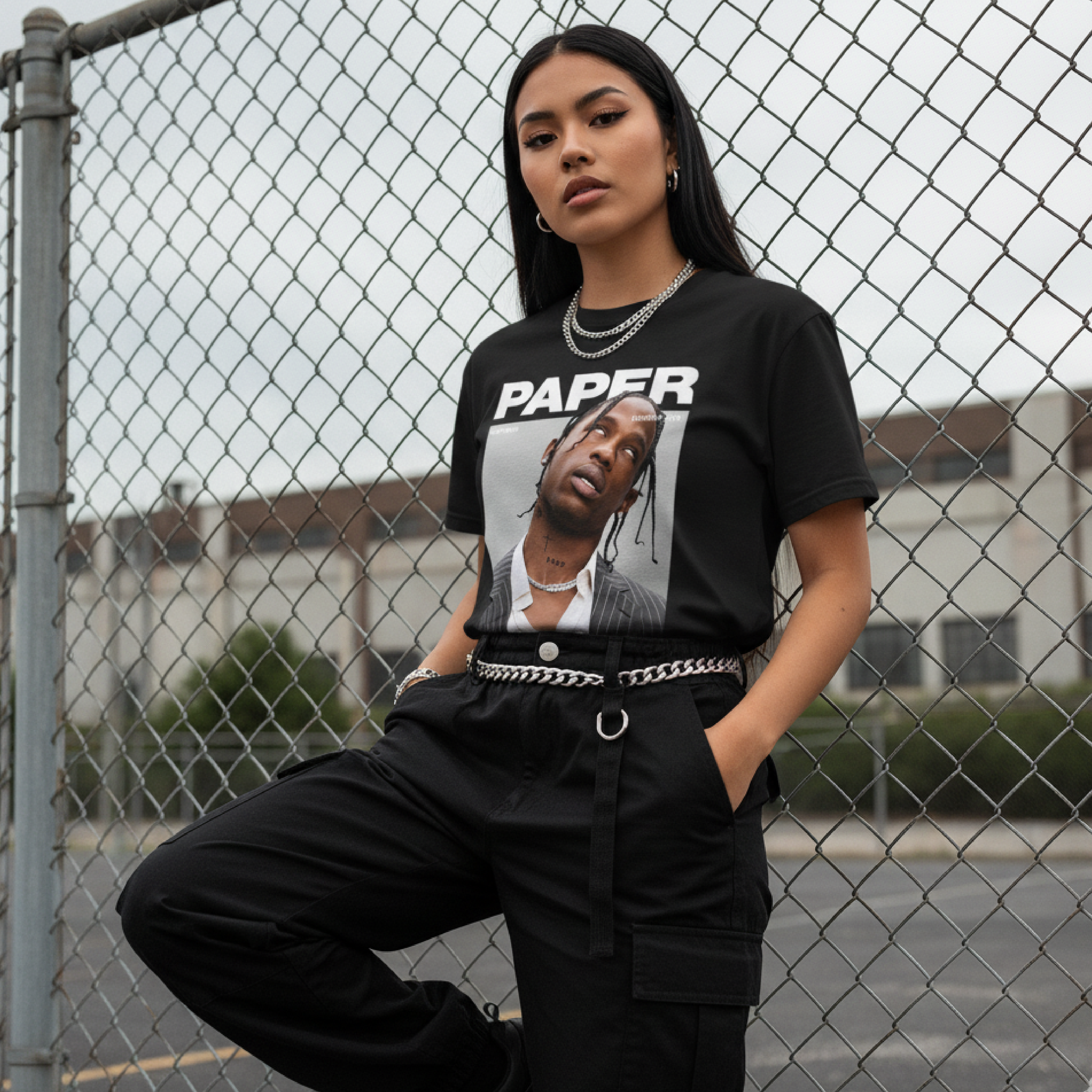 Playera Travis Scott "Paper"