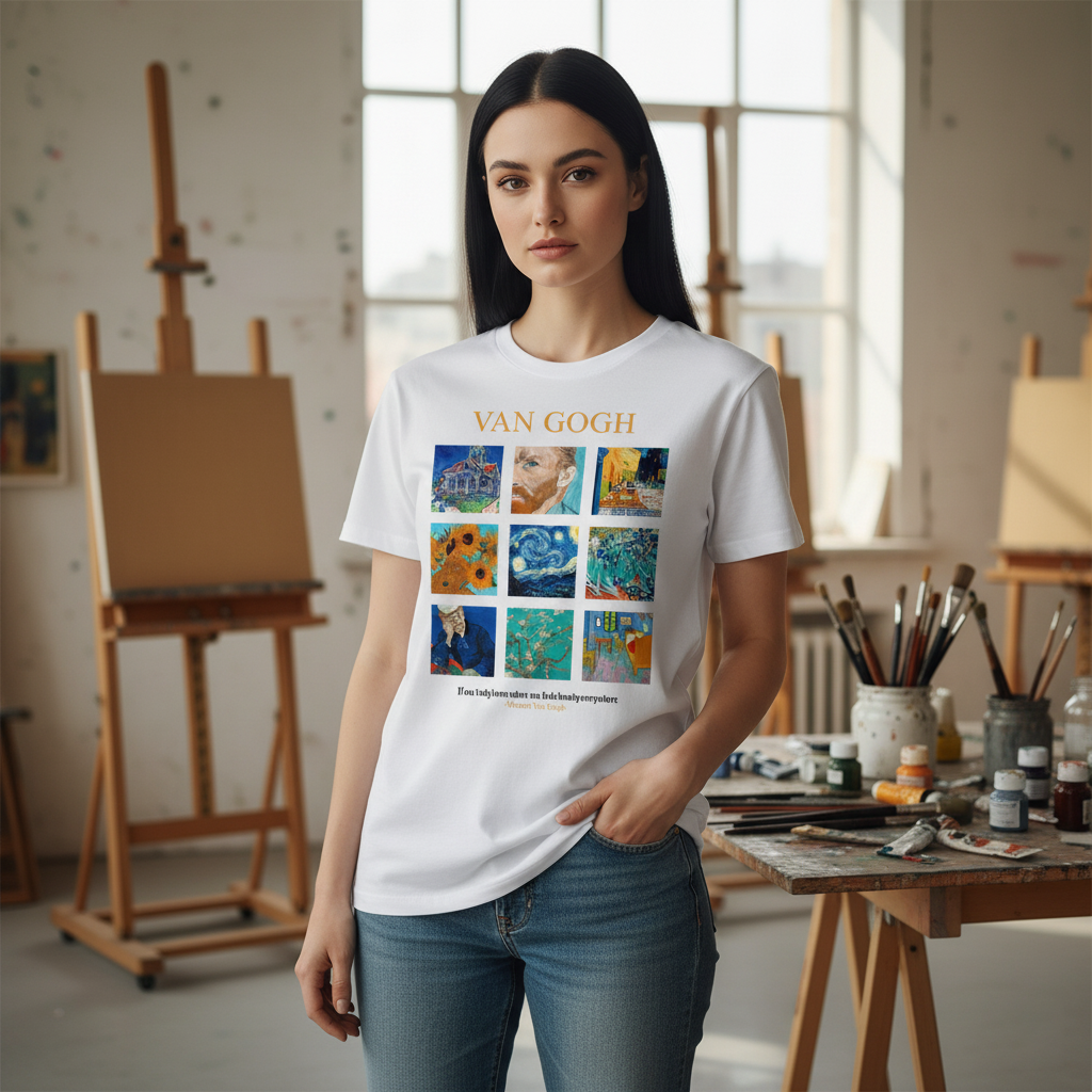 Playera Van Gogh "Collage"