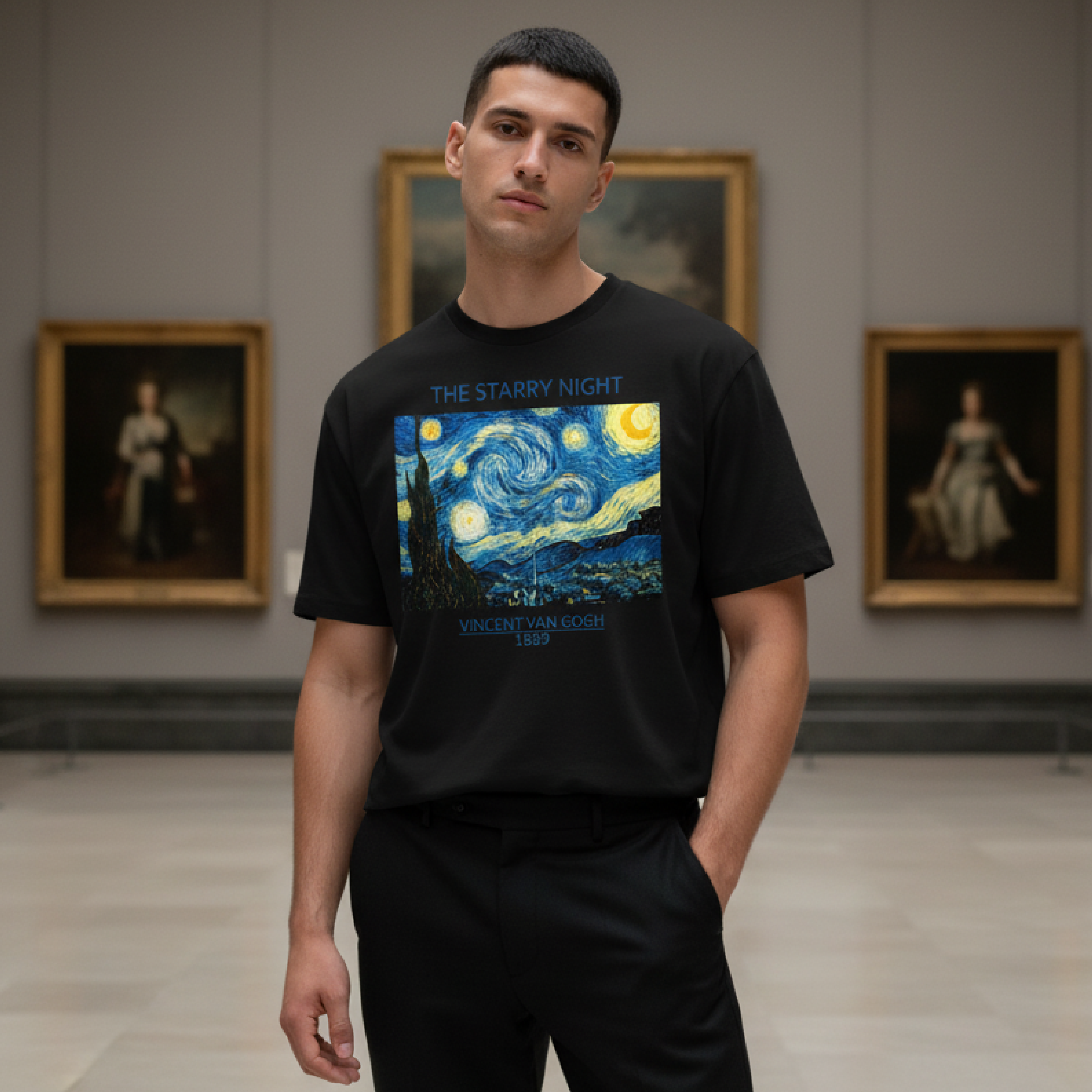 Playera Van Gogh "The Starry Night"