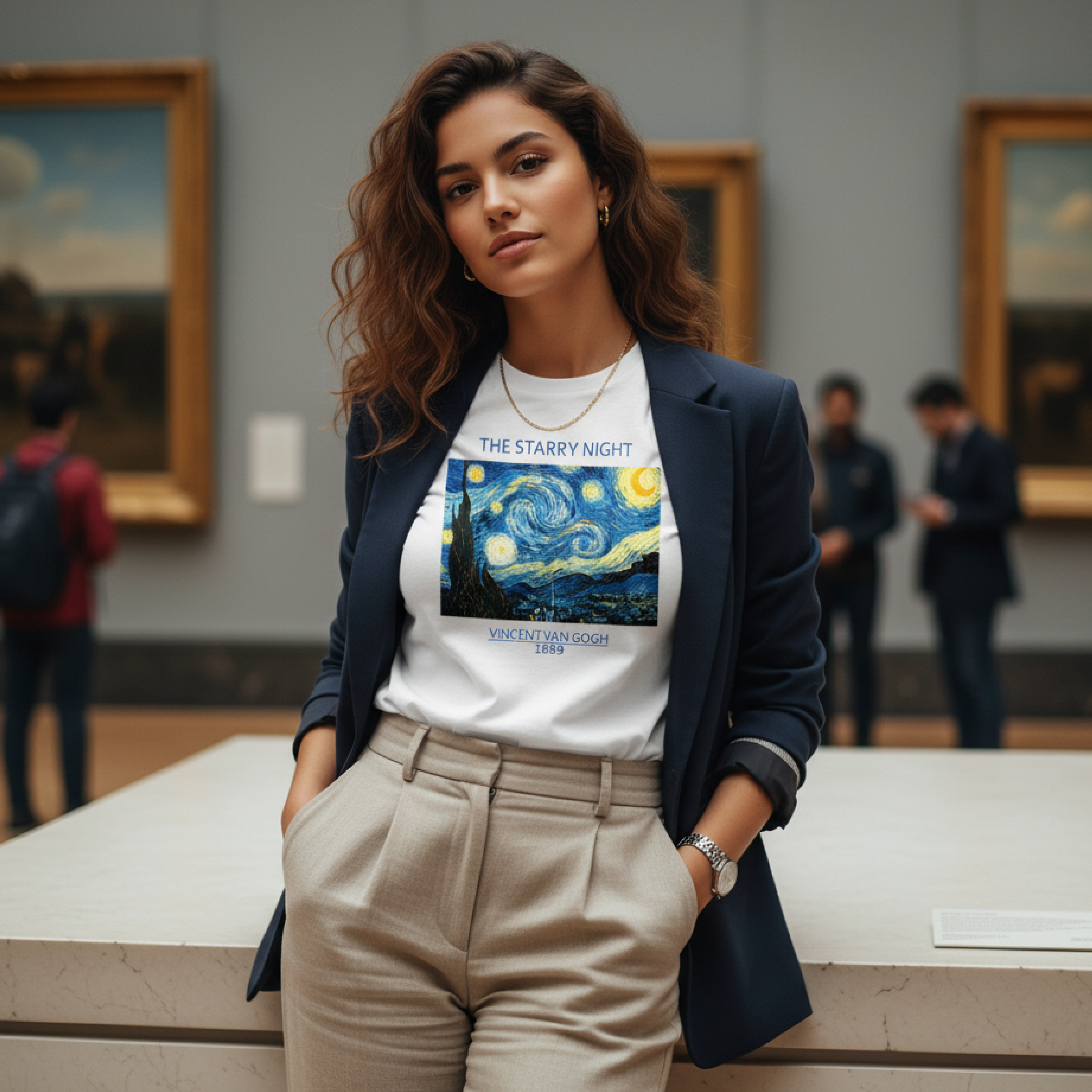 Playera Van Gogh "The Starry Night"