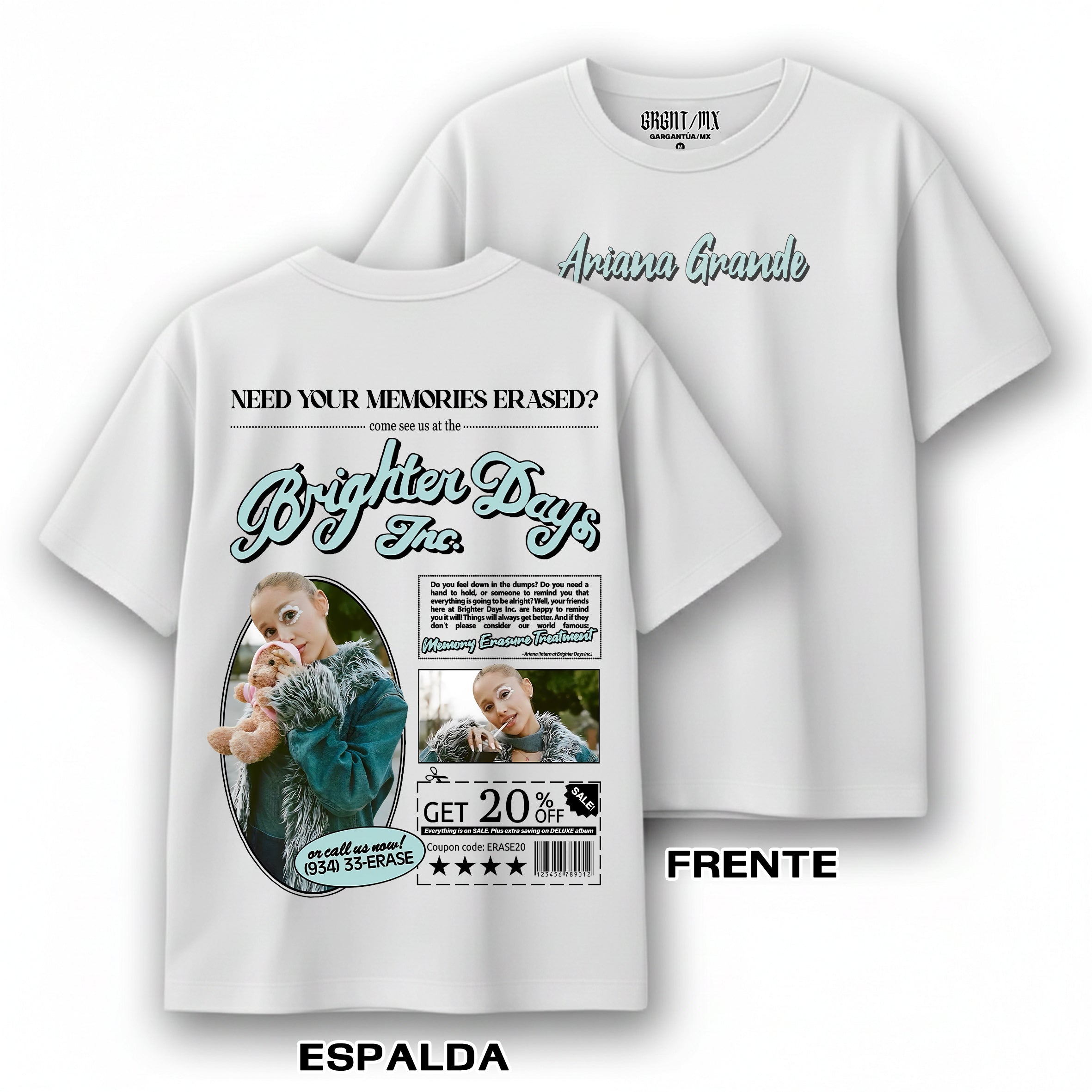 Playera Ariana Grande "Brighter Days"
